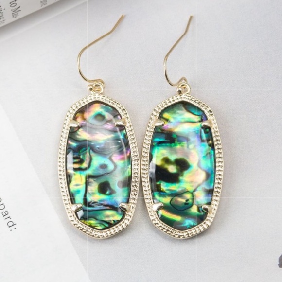 🔹LAST PAIR🔹KENDRA SCOTT Abalone Drop Earrings - Picture 5 of 8
